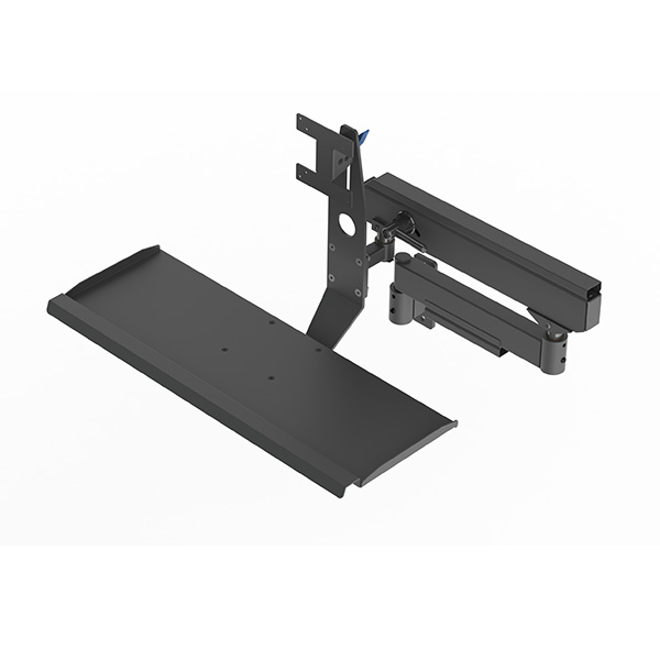 Industrial Ultra Flex 360 Monitor Mount w/ Integrated Keyboard Tray